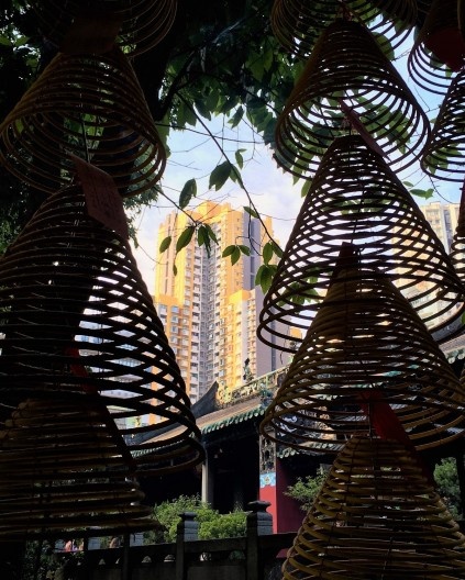 Macau, templo budista na área central, 14/10/2016