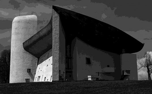 Igreja de Notre-Dame du Haut, Ronchamp, França, 1955. Arquiteto Le Corbusier