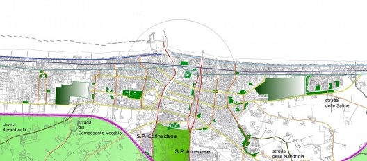 O sistema do verde: conexões princípais no ambito urbano.