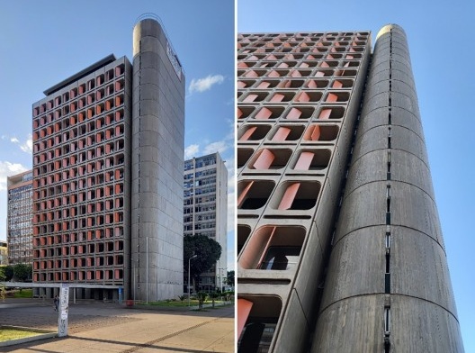 Edifício Morro Vermelho, João Filgueiras Lima, Lelé (1974), onde fica a sede dos Bloco Arquitetos