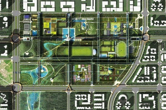 Sponge Park MasterPlan, Xi'An, China, 2017. J. Gu, Y.Liu, A. Mabruk, M. Okazaki, M. Sorkin