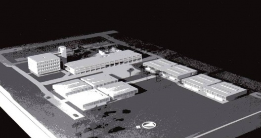 Maquete do projeto para Universidade de Rondonópolis, 1979. Arq. Paulo Mendes da Rocha