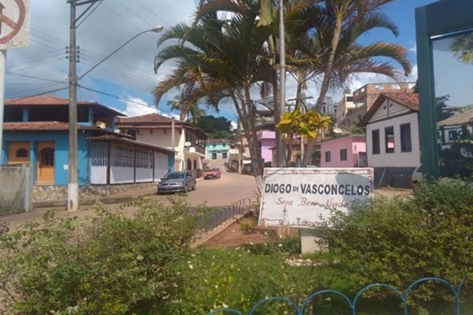 Vista parcial da área central de Diogo de Vasconcelos MG