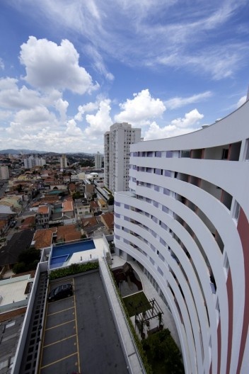 Vista a partir do apartamento 1 de um dos últimos andares