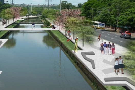 Arroio Dilúvio, Ampliação das bordas, novos programas para o pedreste, Maria Isabel Marocco Milanez.