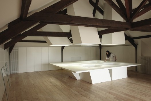 Remodelação do sótão Dias da Silva, 2013-2017, Coimbra. Projeto de João Mendes Ribeiro
