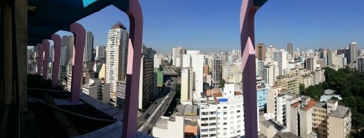 Edifício General Jardim, arquiteto João Artacho Jurado, 1952. Vista atual a partir da cobertura