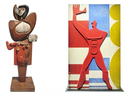 Femme, 1953; Modulor, 1945, Le Corbusier