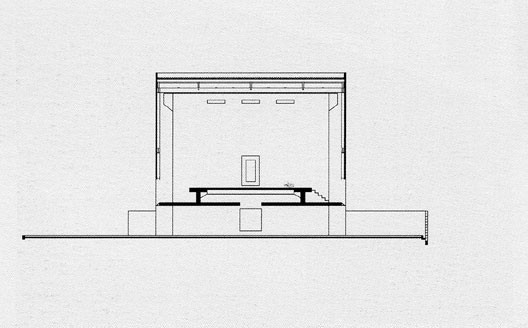 Loja Forma, corte transversal. Arquiteto Paulo Mendes da Rocha