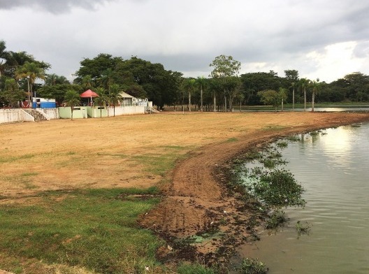 Praia de Iacanga, situação atual, abril de 2017
