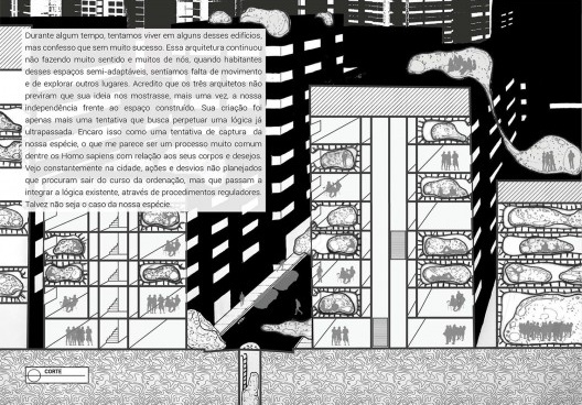 Ilustração da cidade de Metus sendo ocupada pelo H.t.