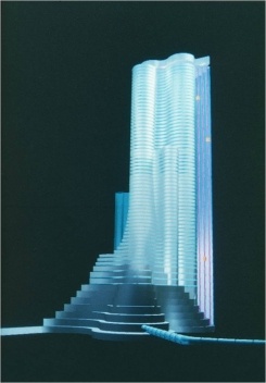 Torre do Anhangabaú. Modelo eletrônico