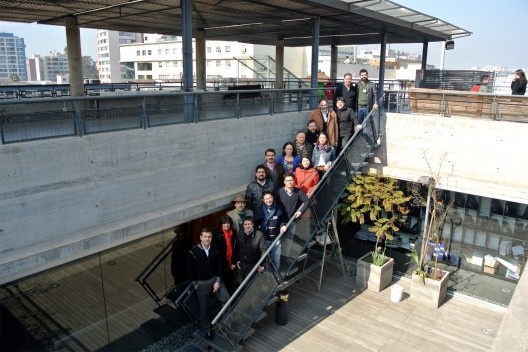 Editores de revistas latino-americanas de arquitetura reunidos em Santiago do Chile