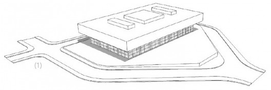 Assembleia de Minas Gerais, concurso de 1962. Proposta dos arquitetos Richard Kohn e Pawel Martyn Liberman