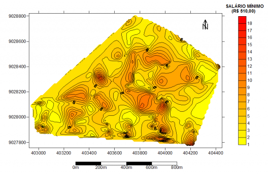 Representação espacial da renda
