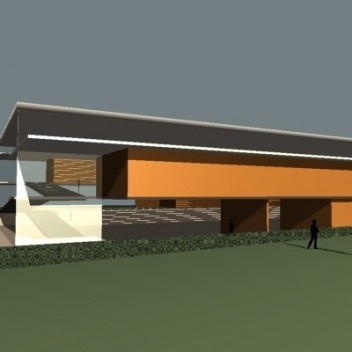 Fundo – parque ao fundo das habitações coletivas