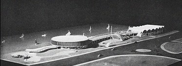 Abóbadas. Garagem de barcos. Oscar Niemeyer