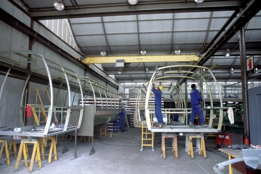 Produção do veículo para tráfego externo, Centro de Tecnologia da Rede Sarah, Salvador BA