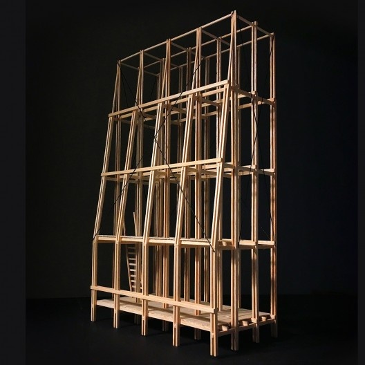 Observatório do Campo e das Estrelas, maquete física, Ceibas, Entre Rios, Argentina, arquitetos Cássio Sauer e Elisa T Martins