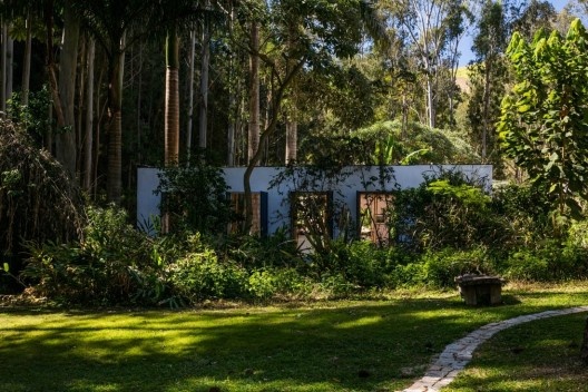 Galeria de Arte Catucaba, perspectiva isométrica, São Luiz do Paraitinga SP Brasil, 2017. Arquiteto Sven Mouton / escritório CRU! Architects