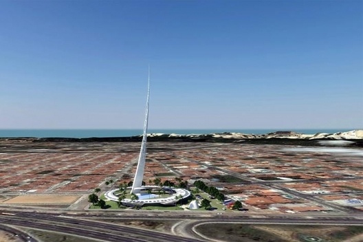 Praça do Natal, Natal RN Brasil, perspectiva diurna, 1° lugar Concurso Público de Arquitetura. zerOgroup, 2009