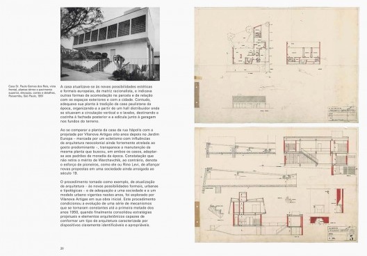 Páginas do livro Vilanova Artigas: Casa Paulistas, de Marcio Cotrim