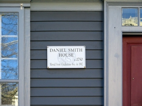 foto 18 – Placa de idenficação histórica da Daniel Smith House, Benefit Street