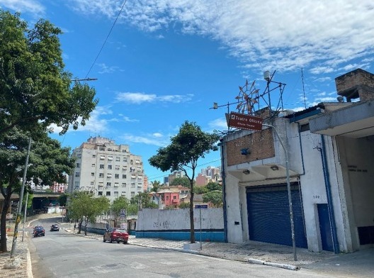 A rua Jaceguai e o horizonte do Bexiga