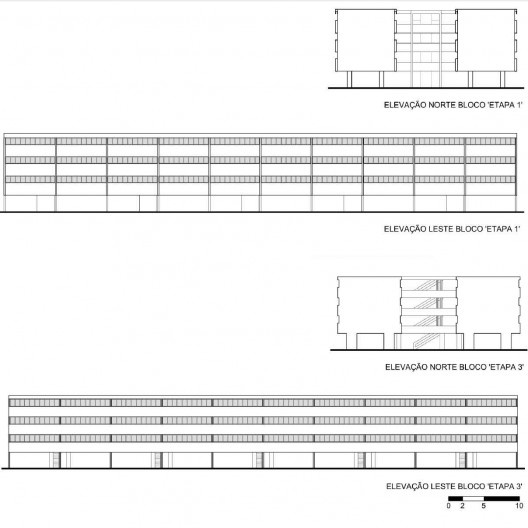 Conjunto Zezinho Prado, elevações