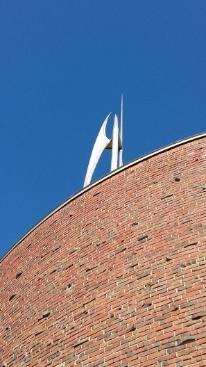 Kresge Chapel, Campus MIT, 1955. Arquiteto Eero Saarinen escultura