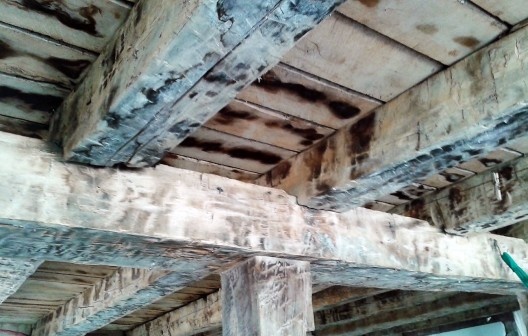 Fazenda Limeira, viga mestre, barrotes e assoalho, 1912