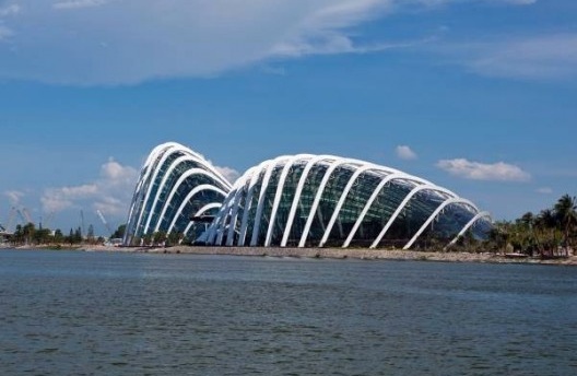 Garden by the Bay – Vista da estrutura exterior, Singapura
