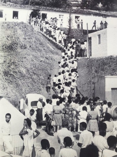 Multidão no Terreiro da Casa Branca, 1985