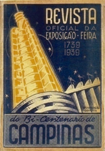 Capa da Revista oficial do Exposição-Feira do Bicentenário de Campinas, 1739-1939
