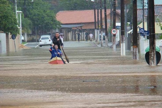 Enchente em Santa Catarina