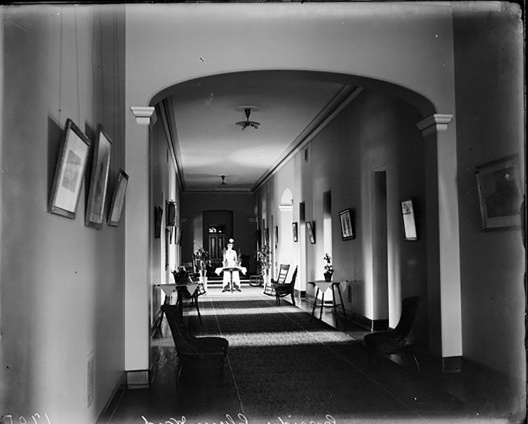 Hospital Saint Elizabeths, ala Cerejeira, corredor, 1905