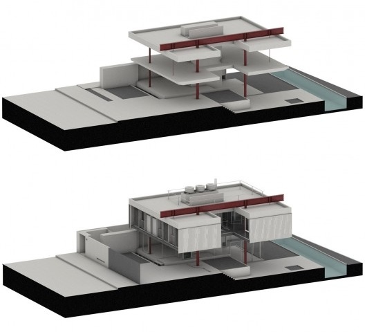 Casa Villa Lobos, esquema estrutural, fechamentos e aberturas, 2018, São Paulo SP Brasil. Arquitetos Cristiane Muniz, Fabio Valentim, Fernanda Barbara e Fernando Viégas/ Una Arquitetos