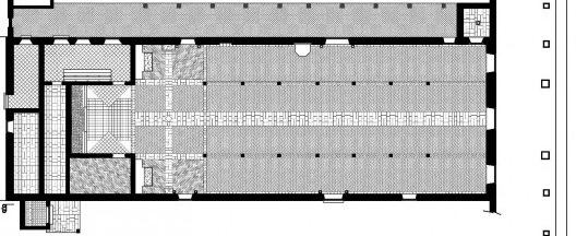 Remanescentes da igreja da Redução de São Nicolau, planta