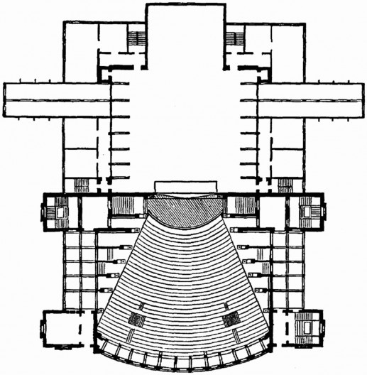 Planta do Teatro de Bayreuth