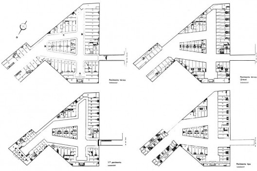 Centro Comercial, plantas, Bom Retiro, São Paulo. Arquiteto Lucjan Korngold
