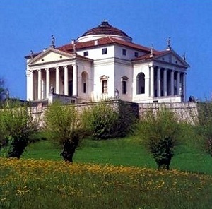 Villa Rotonda, século 16. Arquiteto Andrea Palladio