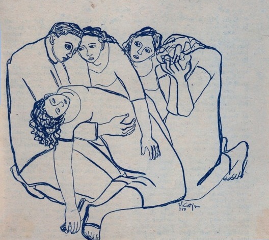 “Zelia Magalhães”, desenho de Virginia Artigas