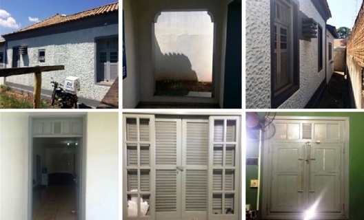 Detalhes da residência do Sr. Laucídio Coelho, Rio Brilhante MS