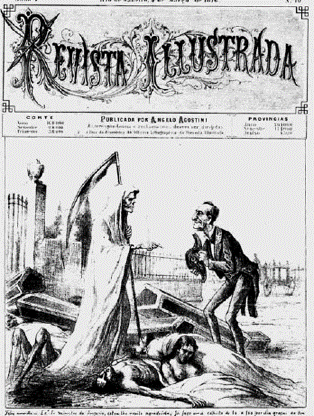 Capa da Revista Ilustrada de 4 de março de 1876