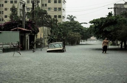 Enchente em São Paulo