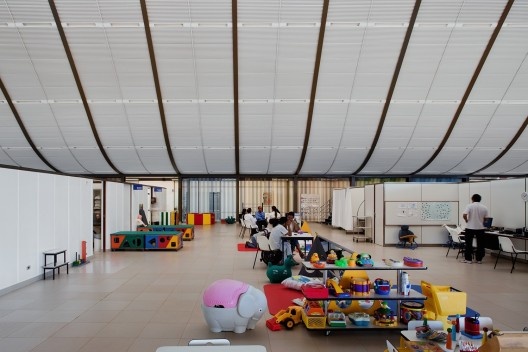 Hospital Sarah Brasília Lago Norte, setor de recreação de crianças, Brasília DF, 1996-2003