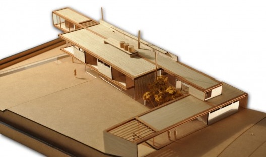 Residência Sousas 2, foto maquete, Campinas SP. Arquiteto Bernardo Telles