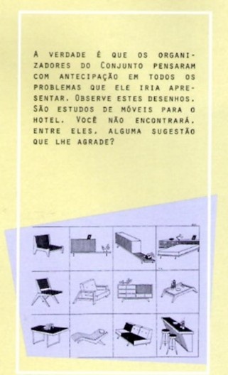 Mobiliario proposto para o CJK