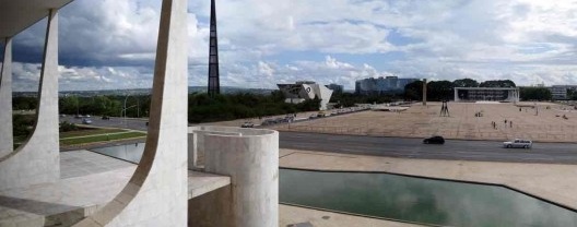 Palacio do Planalto e Praça dos 3 Poderes, Brasília. Arquitetos Oscar Niemeyer e Lucio Costa