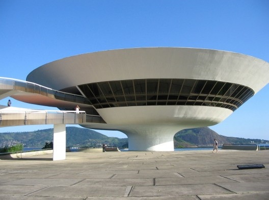 Vista do Museu de Arte Contemporânea, Niterói. Ano 2005